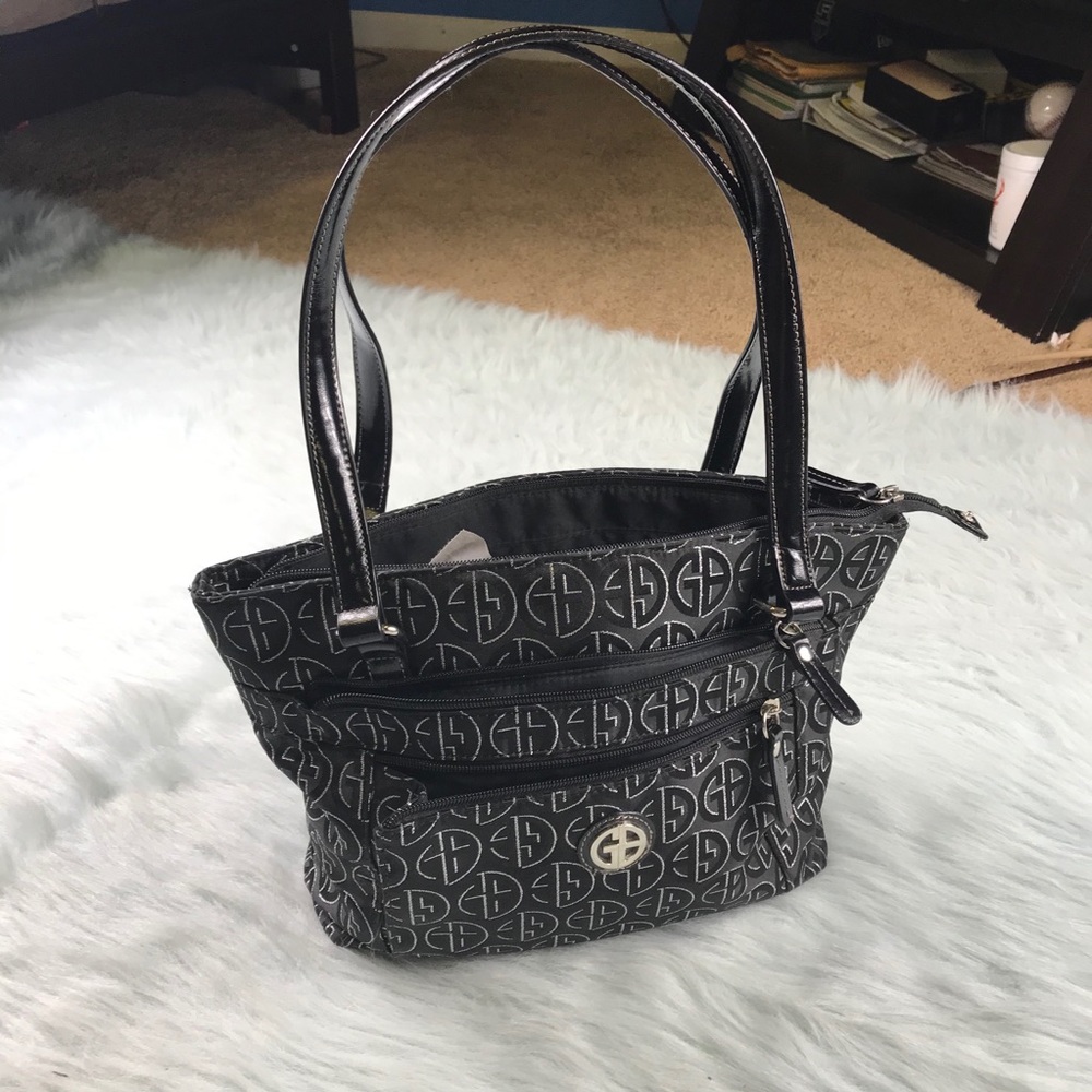 Giani Bernini Black Shoulder Bag Purse Storage Bag